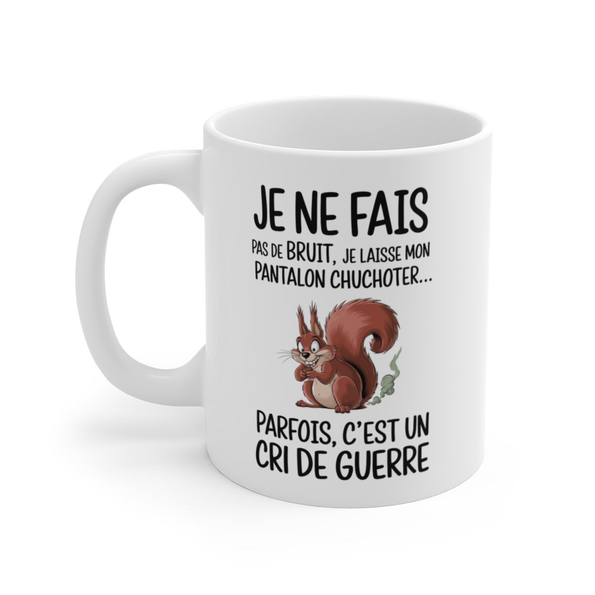 Mug Humoristique Écureuil - Tasse Originale et Drôle pour des Pauses Café Animées Amusante