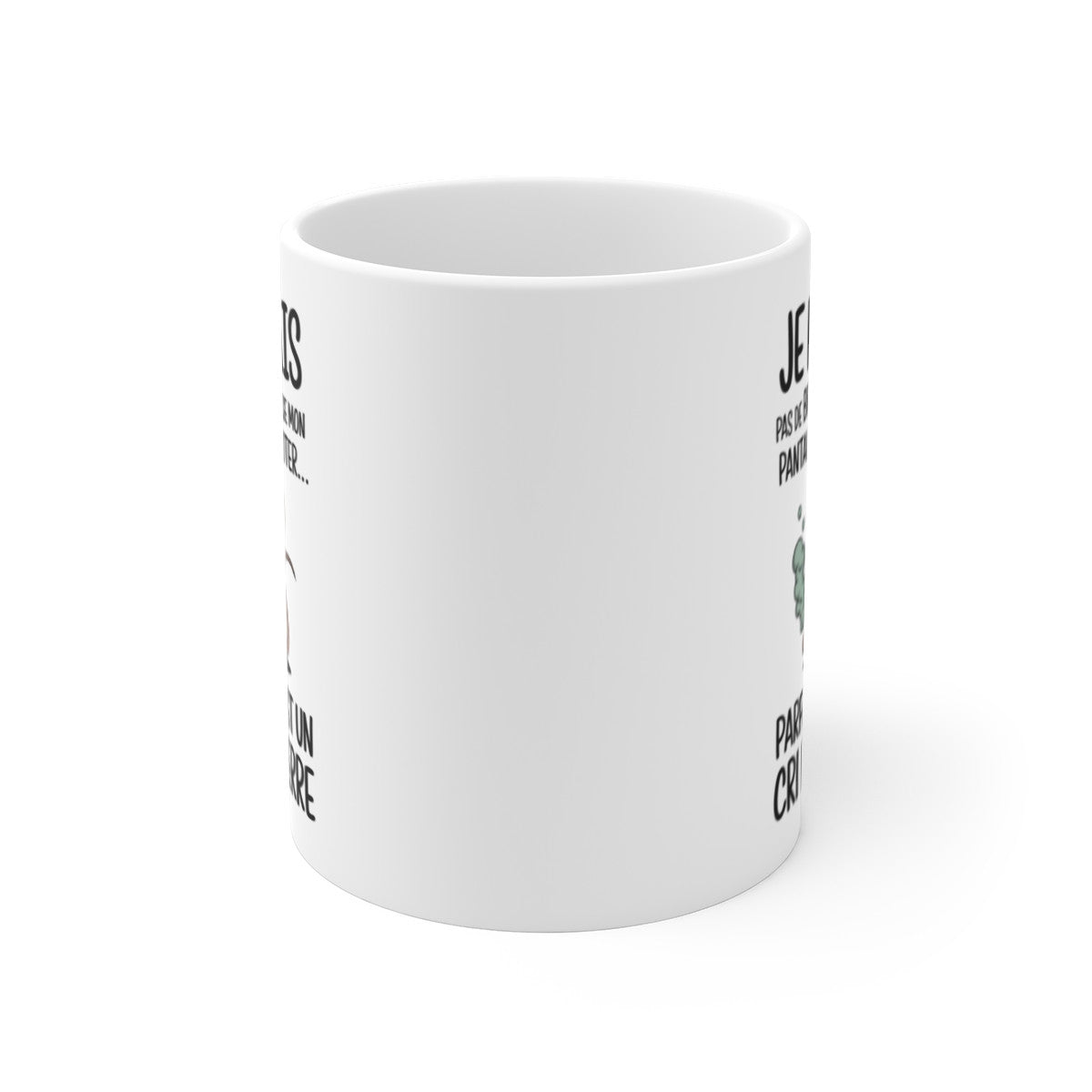 Tasse Mug Cadeau Humour Original - Souris Rigolote Amusante Anniversaire Original