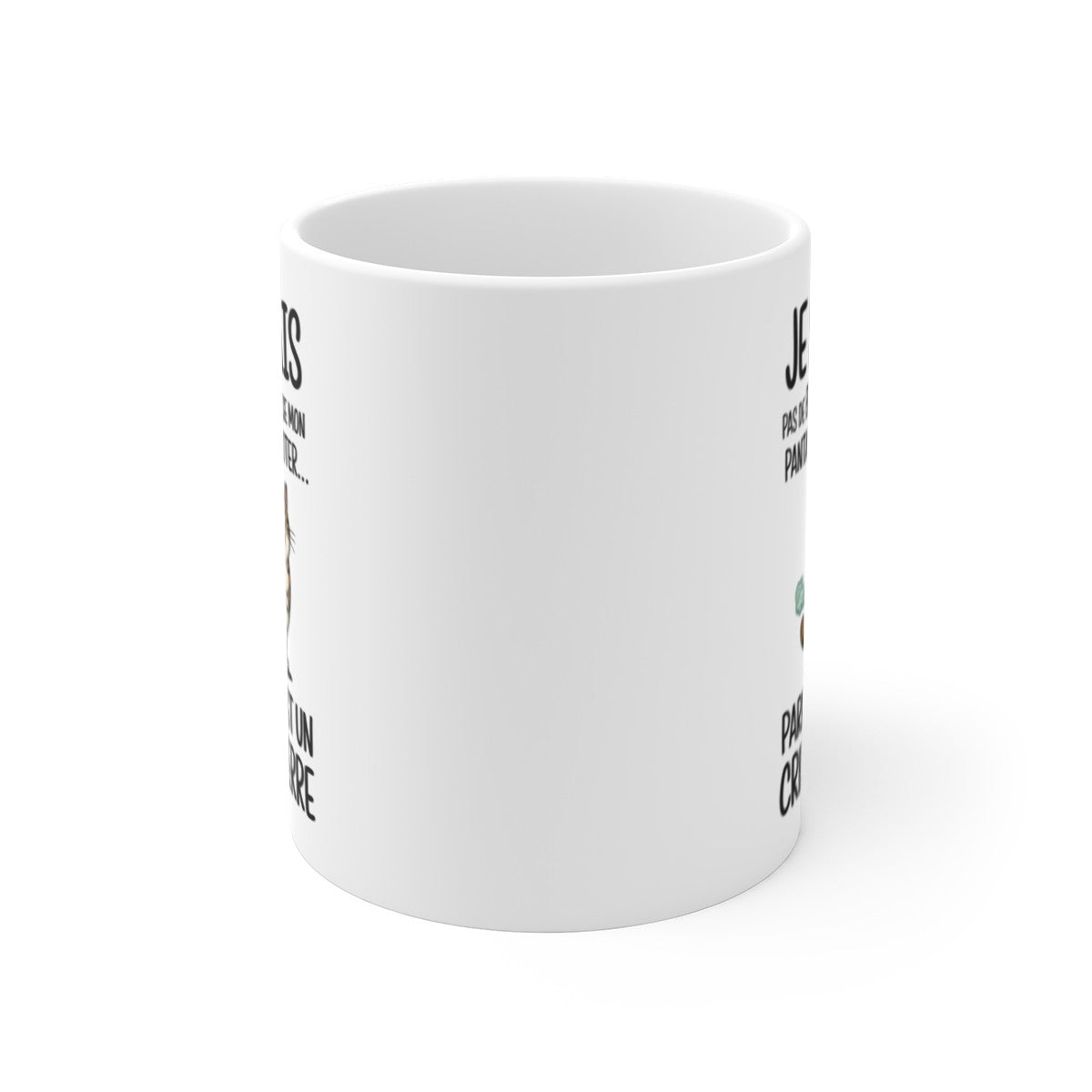 Tasse Mug Cadeau Humour Original - Chat Rigolo Amusant Anniversaire Original