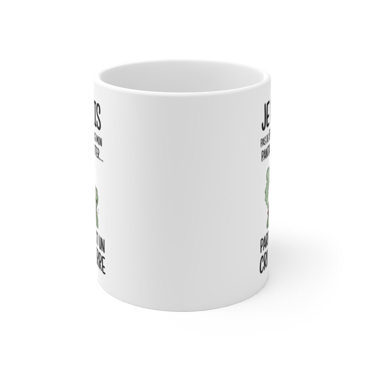 Tasse Mug Humour Original - Tortue Rigolote Amusante - Idée Cadeau Anniversaire Drôle et Unique