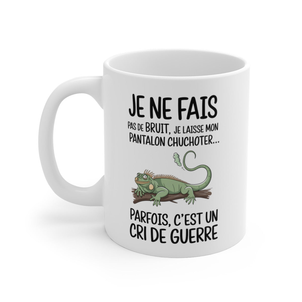 Tasse Mug Humour Original - Iguane Rigolo et Amusant - Cadeau Anniversaire Unique et Drôle