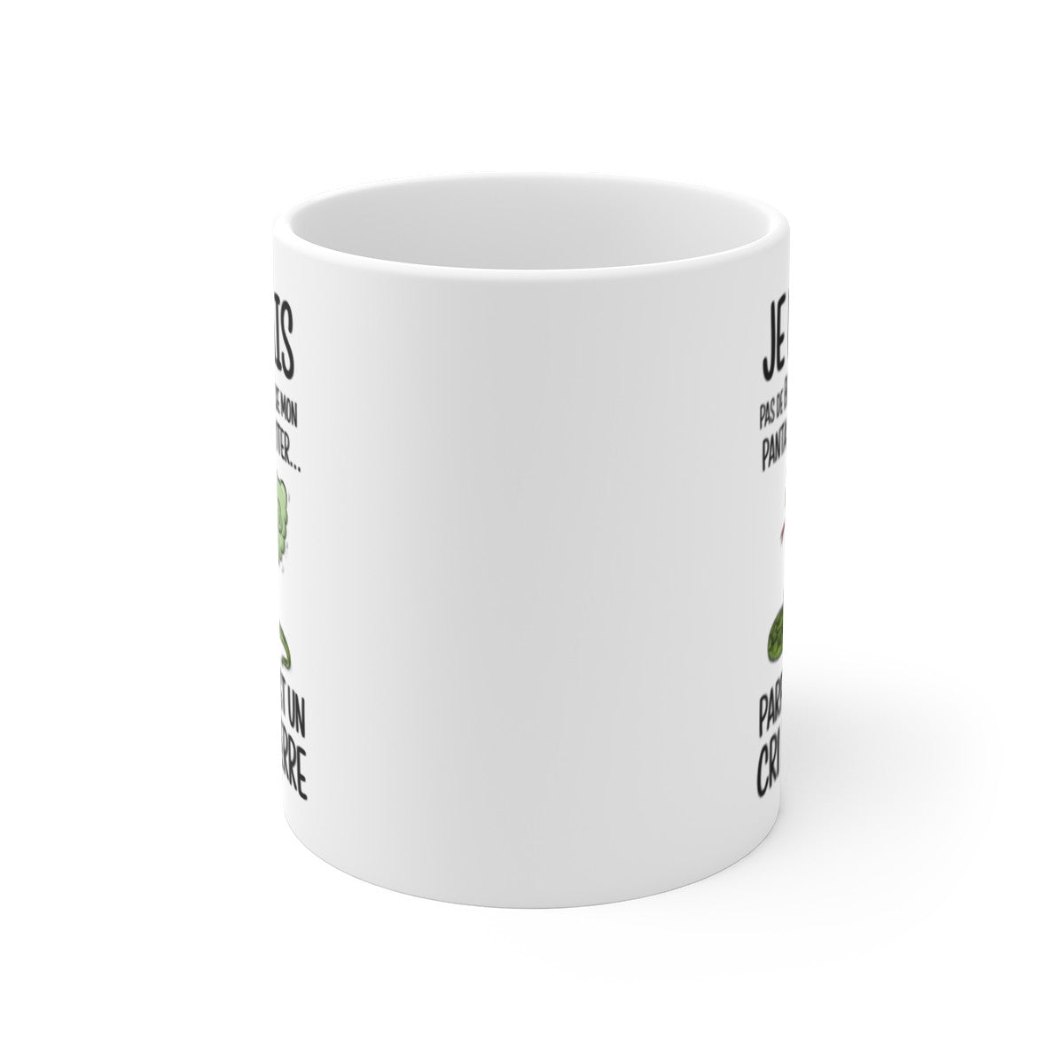 Tasse Mug Humour Original - Serpent Rigolo et Amusant - Cadeau Anniversaire Drôle et Unique