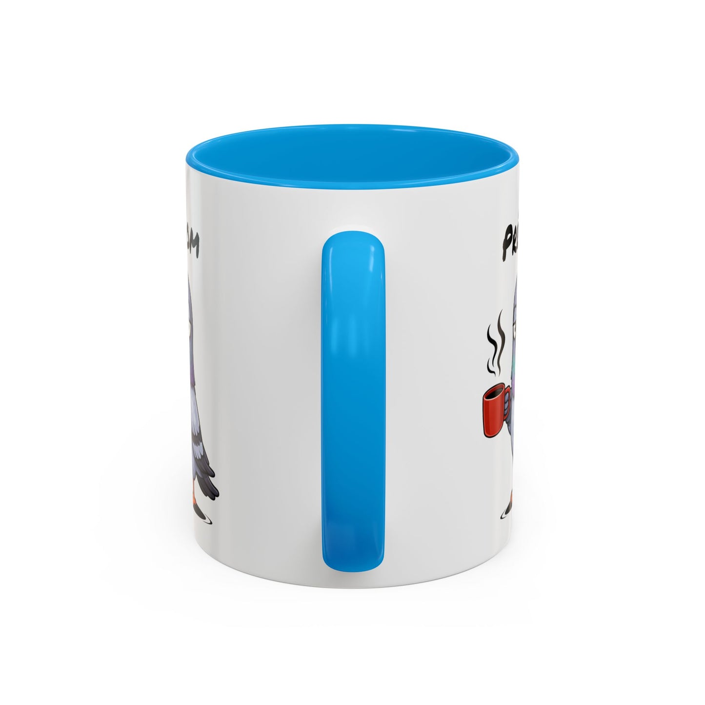 Mug Pigeon Fatigué Personnalisable 325ml – Tasse Café Humour Animal Urbain Drôle Réveil Difficile Bureau