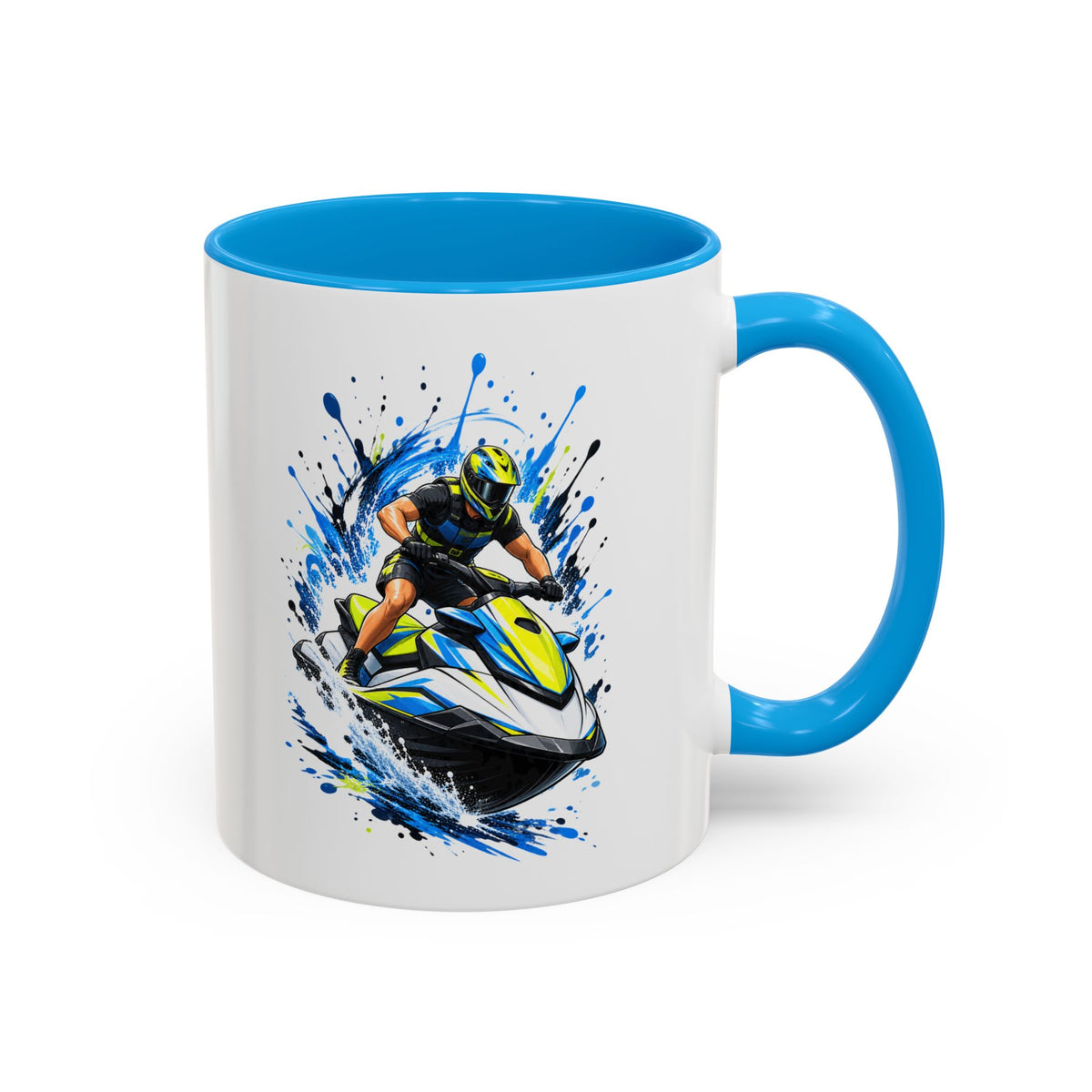 Mug Homme Jet Ski – Tasse Passion Sport Nautique – Cadeau Original Homme – Amateur de Jet Ski et Sensations Fortes