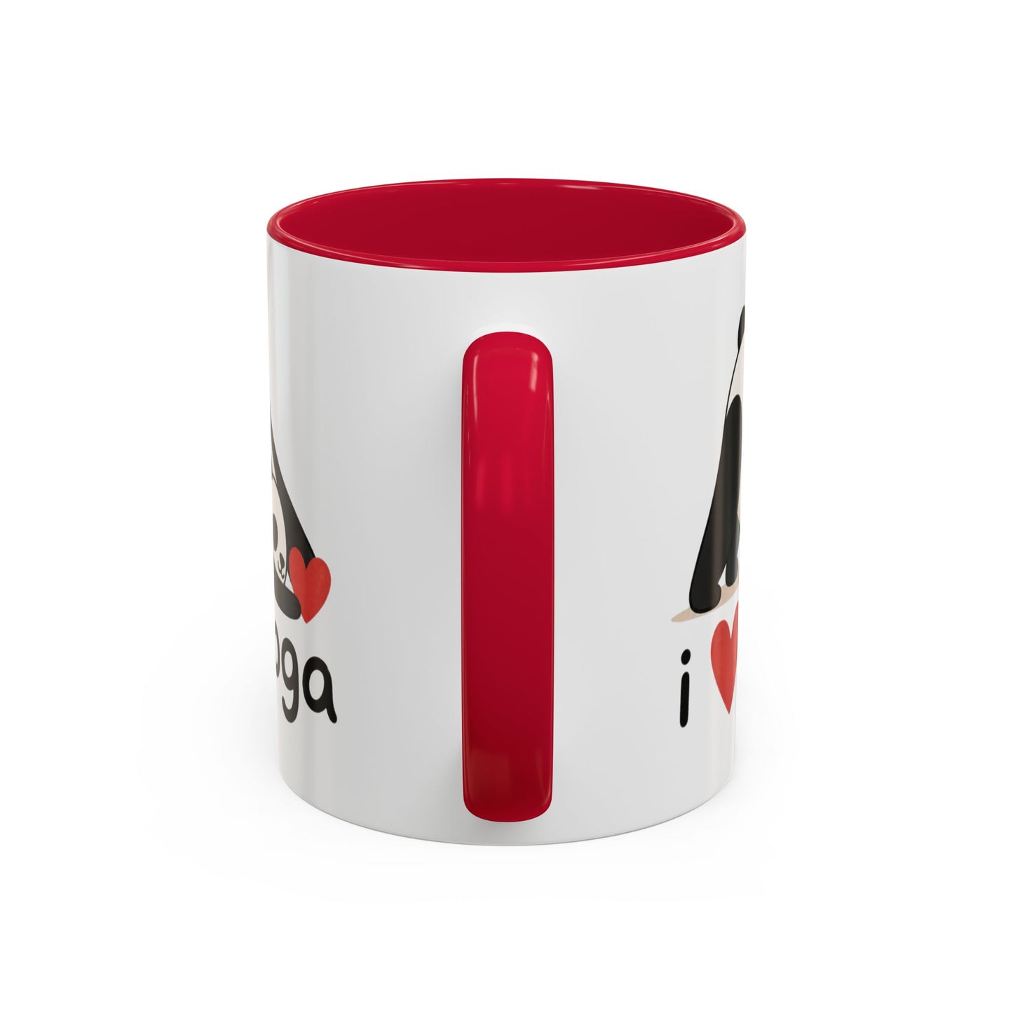 Mug Yoga Panda – I Love Yoga – Tasse Humoristique Zen Kawaii – Cadeau Original Méditation Relaxation Bien Être Céramique 325ml