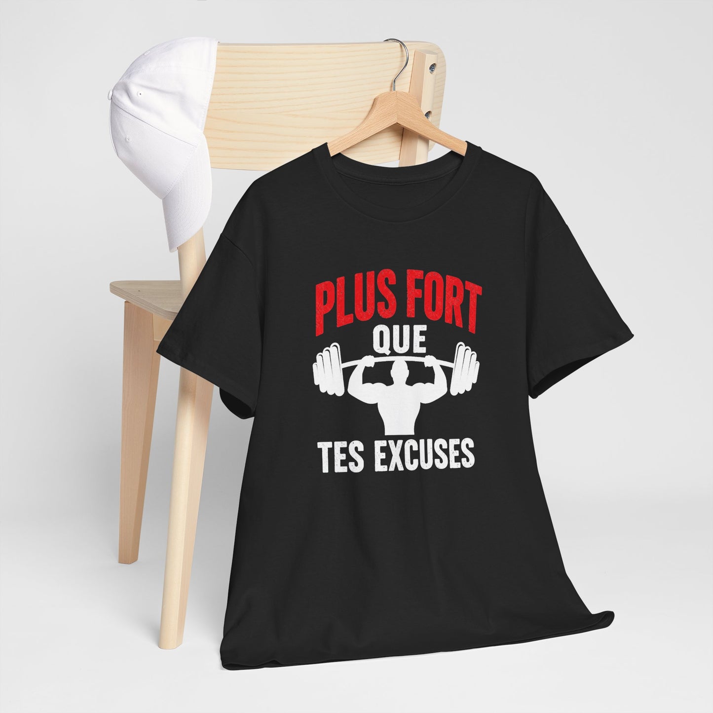 T-Shirt Musculation Homme et Femme – Fitness Motivation Sport – Entraînement Salle de Muscu – Cadeau Sportif