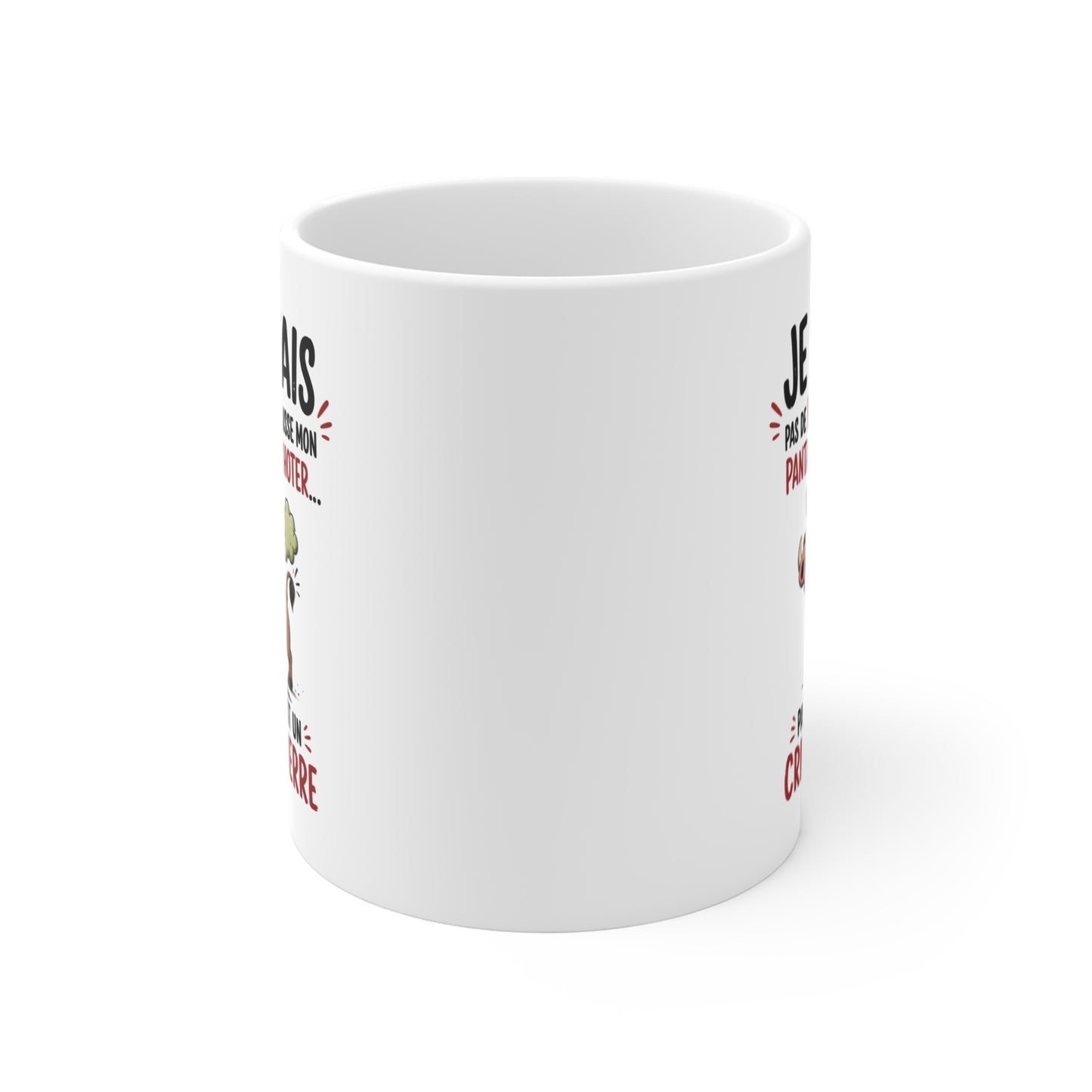 Tasse Humour Prout Sanglier – Je Ne Fais Pas De Bruit Je Laisse Mon Pantalon Chuchoter – Mug Drôle Homme Femme 325ml