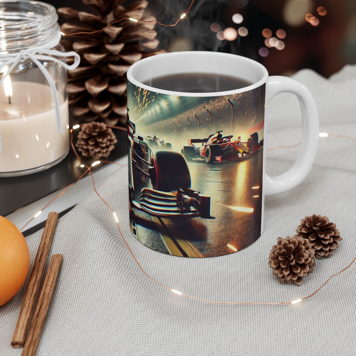 Mug Tasse de Course Formule– Design Dynamique pour Fans de Sports Mécaniques