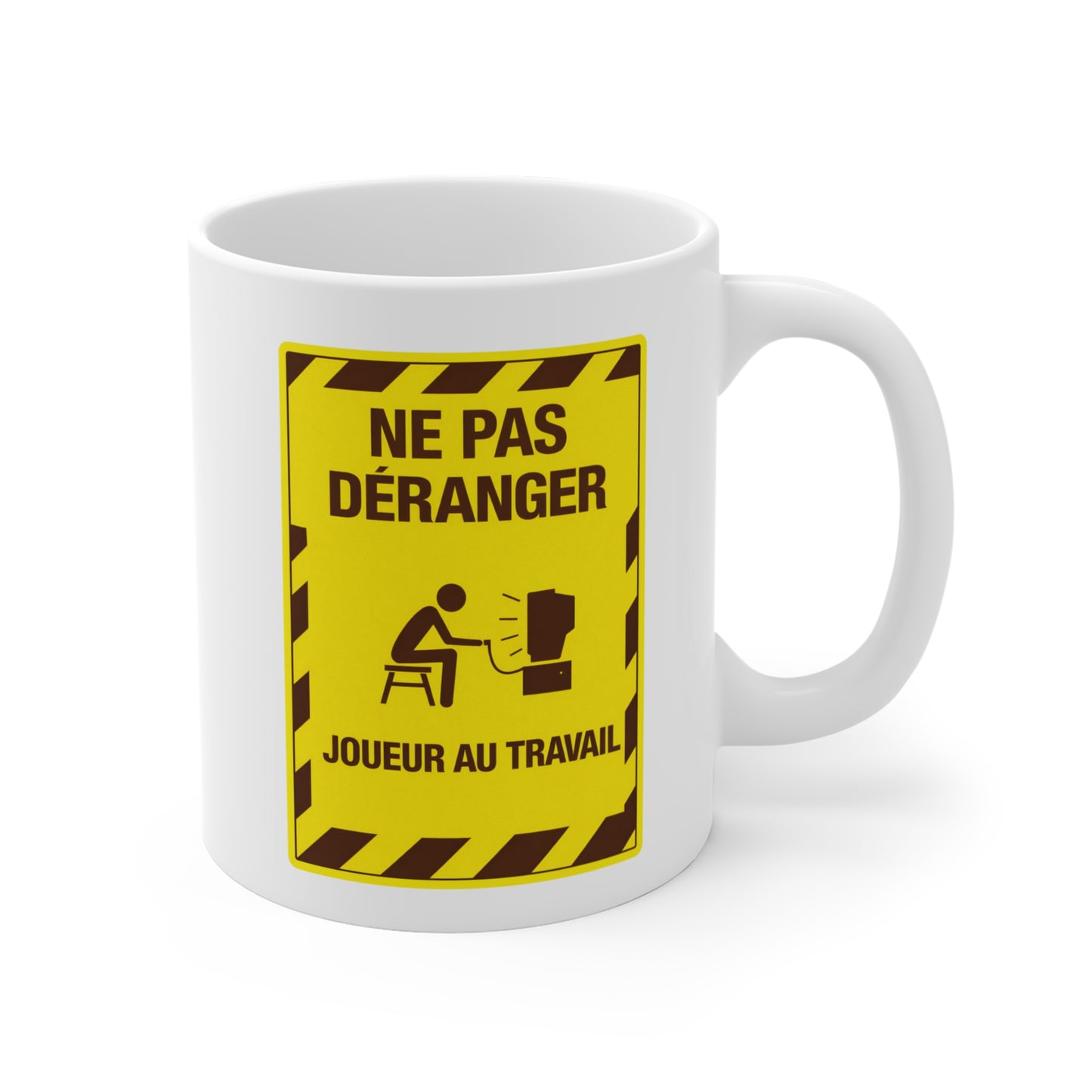 Mug Gamer Drôle – Ne Pas Déranger Joueur Au Travail – Tasse Humour Gaming – Cadeau Geek Original 325 ml