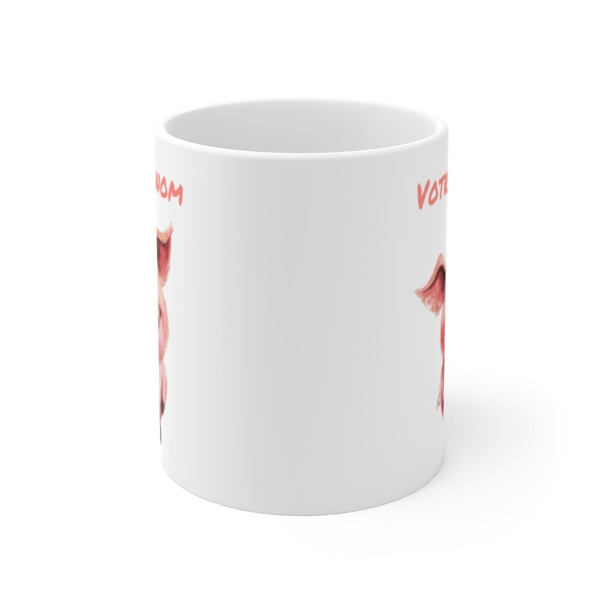 Mug Tasse Personnalisable Cochon Rieur – Ajoutez Votre Prénom, Cadeau Drôle et Original pour enfant et adulte