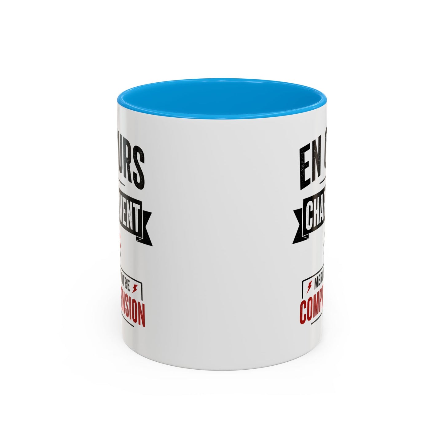 Mug Drôle Couple et Famille – En Cours de Chargement Merci de Votre Compréhension – Cadeau Humour Quotidien 325ml