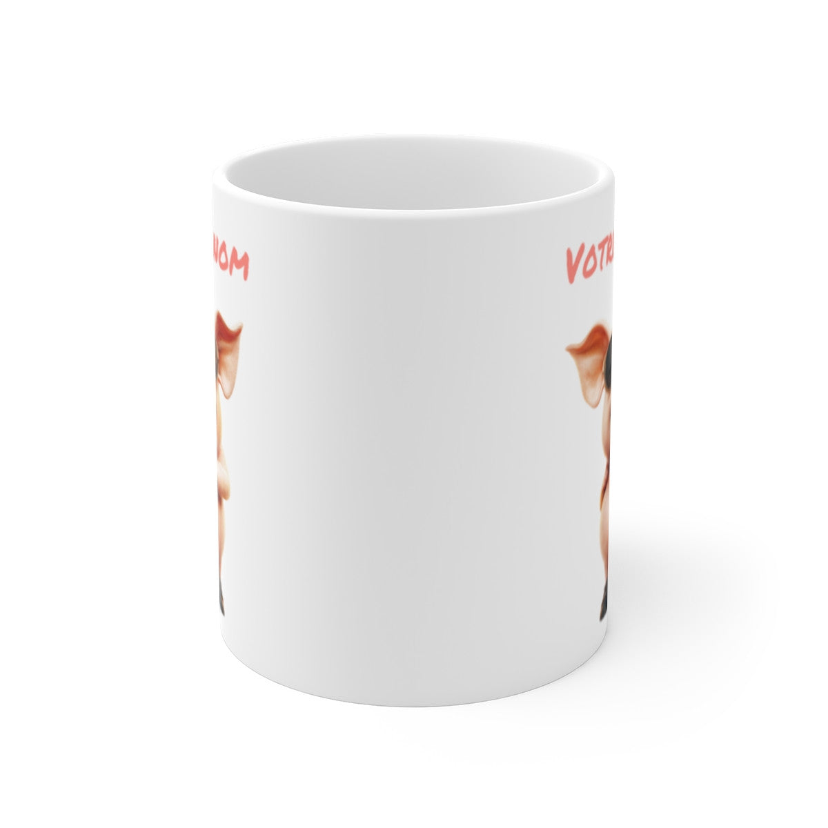 Mug Tasse Personnalisé Prénom – Design Cochon Cool – Cadeau Humour et Originalité drôle fun