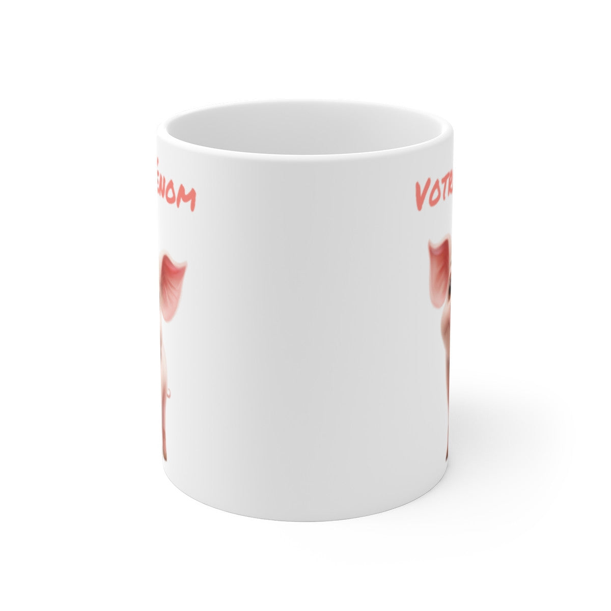 Tasse Mug Personnalisée avec Prénom – Mug en Céramique Adorable Cochon Idée Cadeau Unique