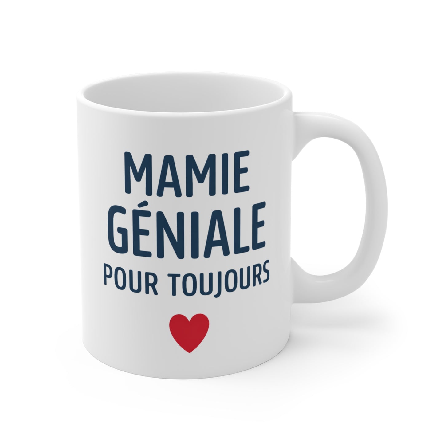 Tasse Mamie Géniale – Mug Message Amour Mamie – Cadeau Grand-Mère Original Fête des Grands-Mères 325ml