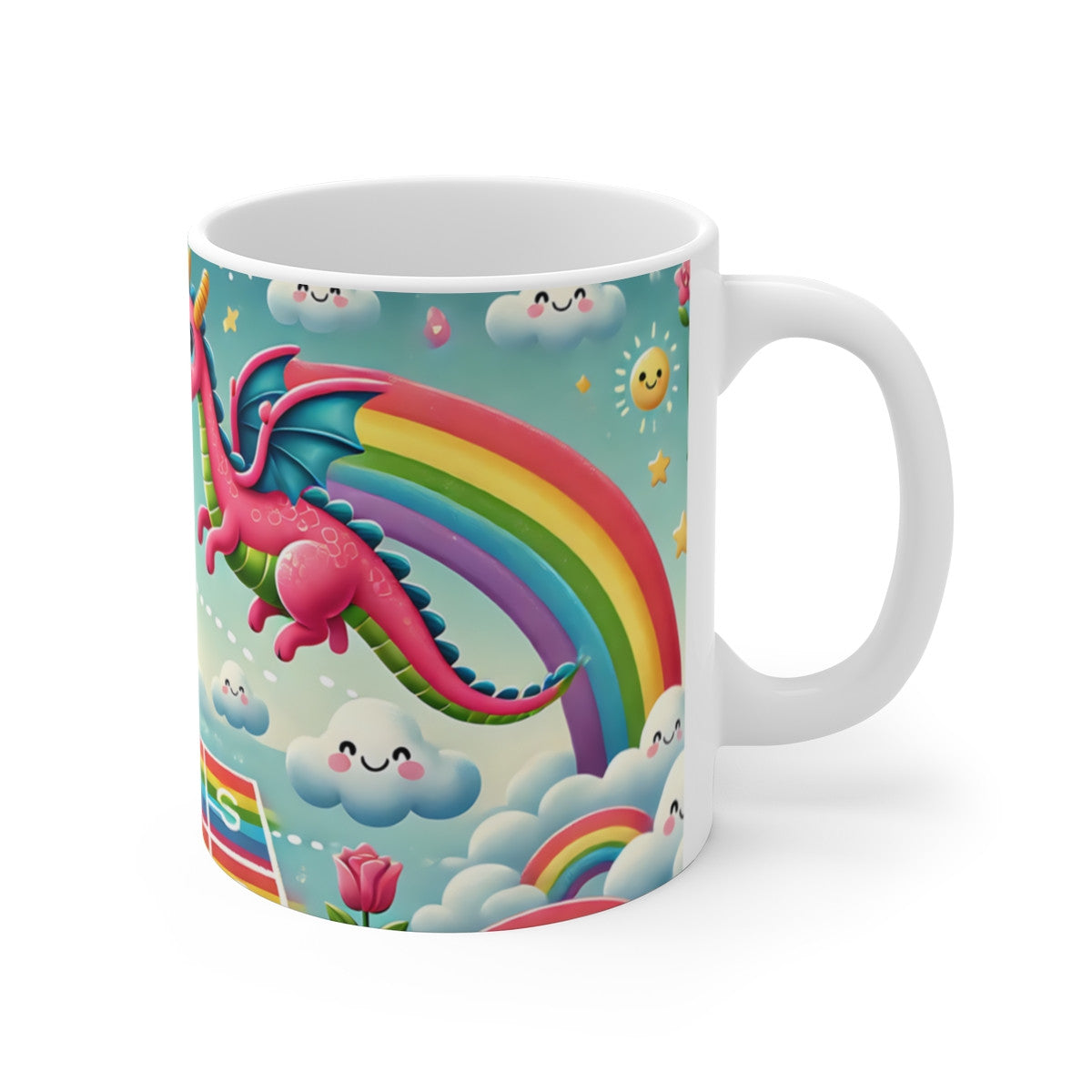 Mug Licorne et Dragon - Tasse Magique en Céramique,  Amoureux des Univers Fantastiques, enfants et adultes