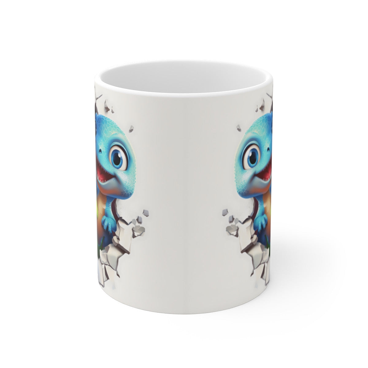 Mug Tasse Dino Crew - Quatre Dinosaures Amusants, Idéale pour les Amateurs de Fun et d’Aventure Préhistorique