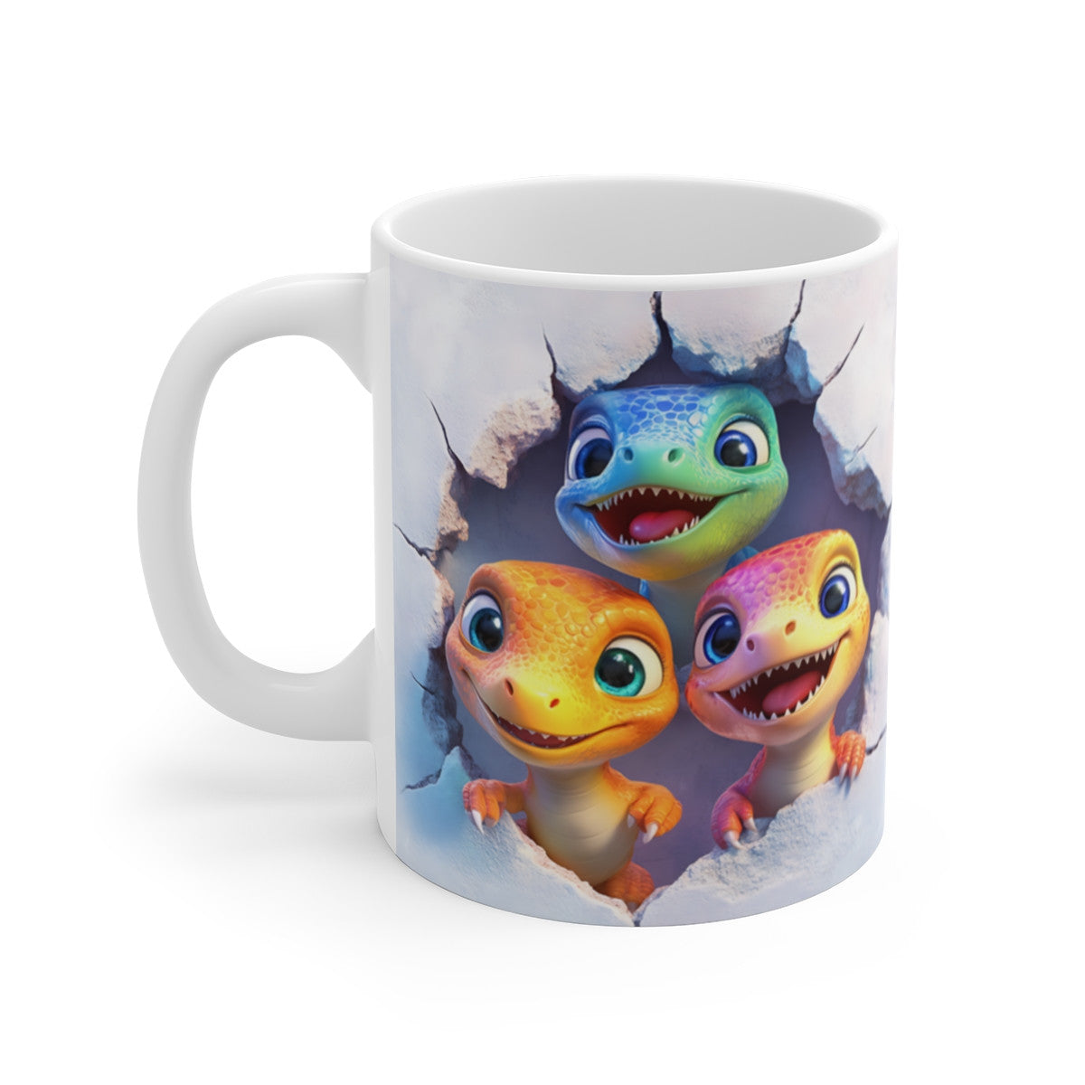Mug Tasse Dinosaure Frissons – Les Petits Explorateurs Préhistoriques Débarquent ! pour enfants et adultes