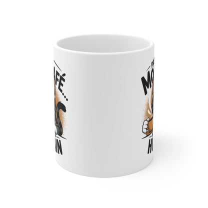 Mug Chat Humour – "Pas Avant Mon Café, Même Pas Toi Humain" – Tasse Café Originale – Cadeau Amoureux des Chat