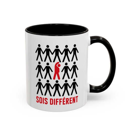 Mug Motivation Originalité – Tasse Inspirante Développement Personnel – Cadeau Positif Homme et Femme Noir Bleu Rouge