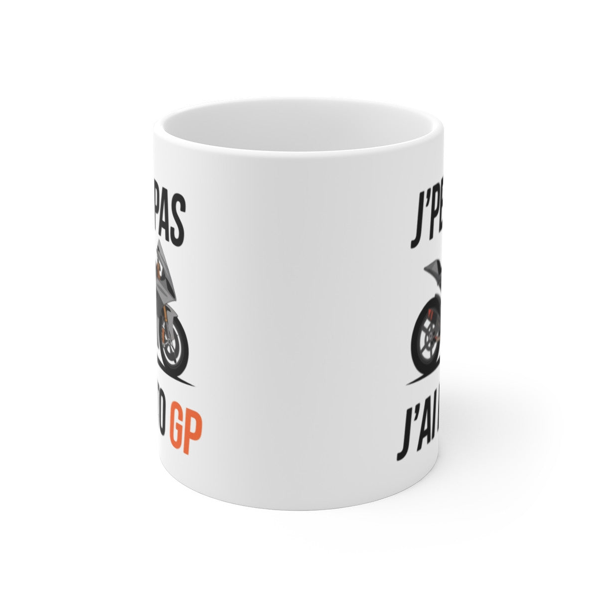 Mug Tasse Moto GP - Tasse Motard Café 325ml - Cadeau Pilote, Biker, Fan de Moto & Course GP