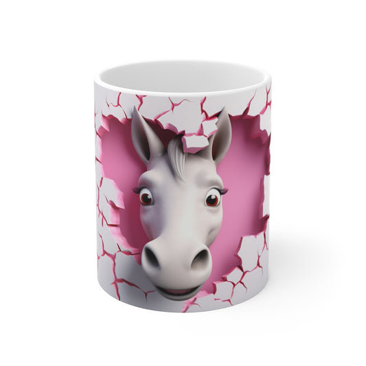 Mug Cheval - Tasse Équestre 325ml - Cadeau Cavalier, Passionné d'Équitation, Fan de Chevaux & Déco Équine