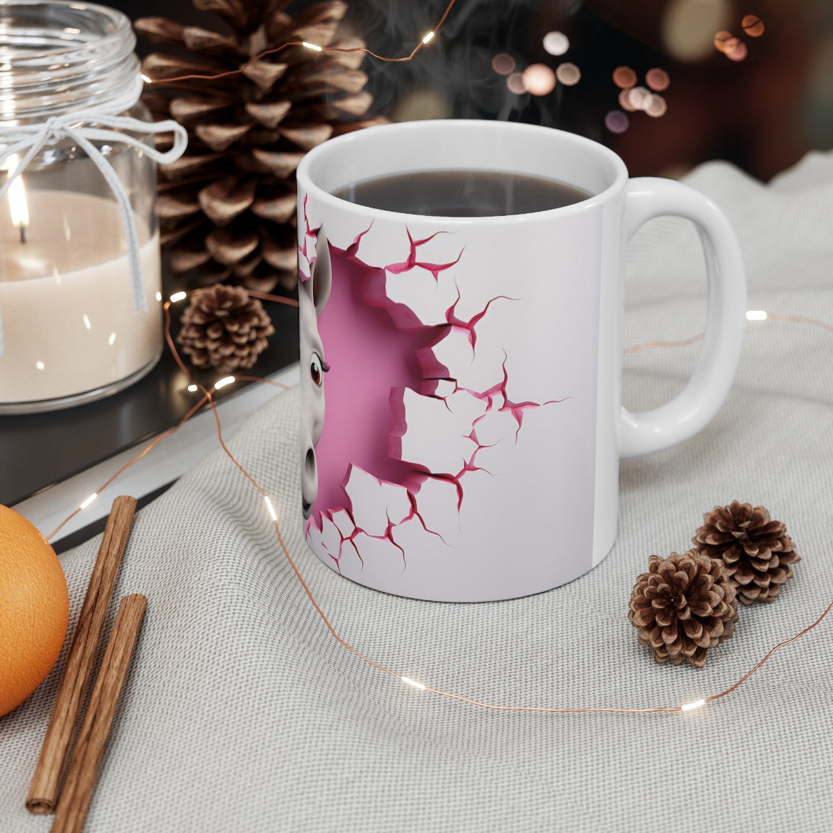 Mug Cheval - Tasse Équestre 325ml - Cadeau Cavalier, Passionné d'Équitation, Fan de Chevaux & Déco Équine
