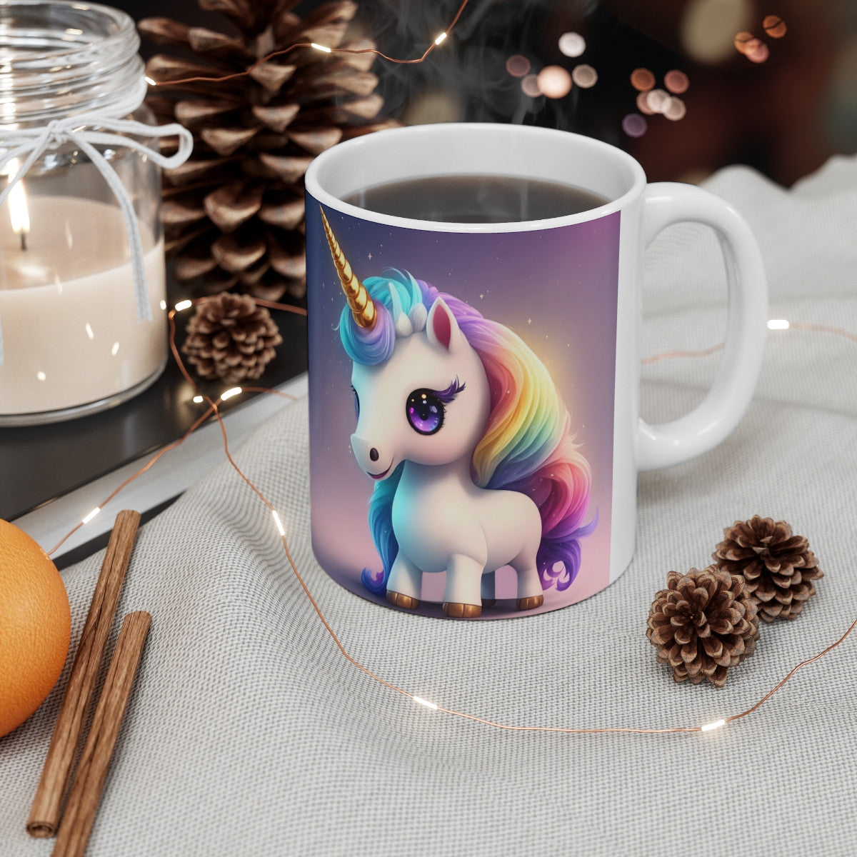 Mug Licorne Magique - Tasse Fantaisie 325ml - Cadeau Rêveur, Enfant & Fan d’Univers Enchanté