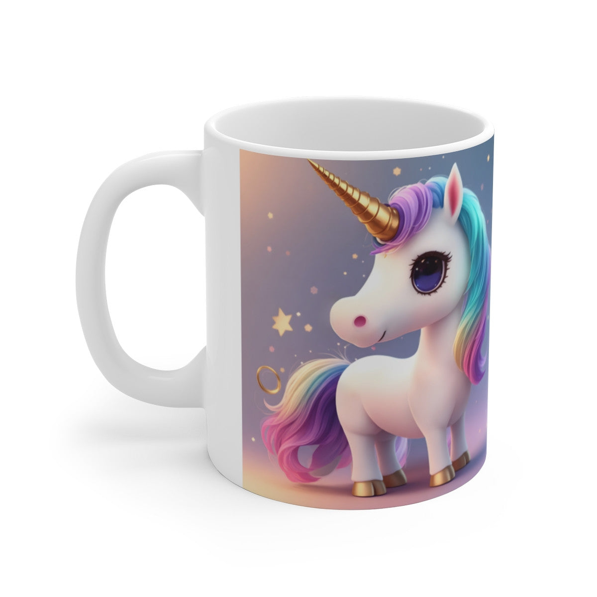 Mug Licorne Arc-en-Ciel - Tasse Magique 325ml - Cadeau Féerique pour Rêveurs, Enfants & Fans de Licornes