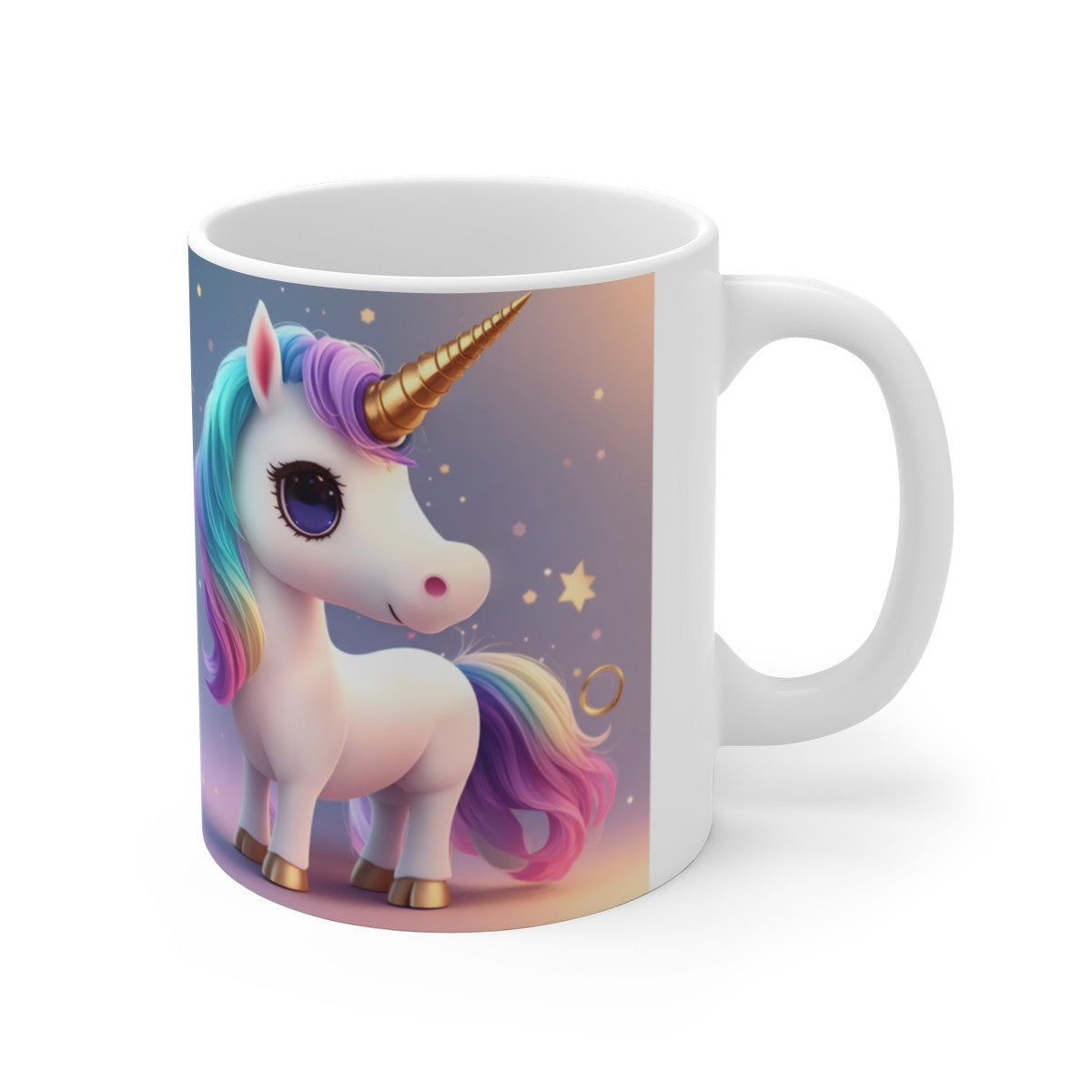 Mug Licorne Arc-en-Ciel - Tasse Magique 325ml - Cadeau Féerique pour Rêveurs, Enfants & Fans de Licornes
