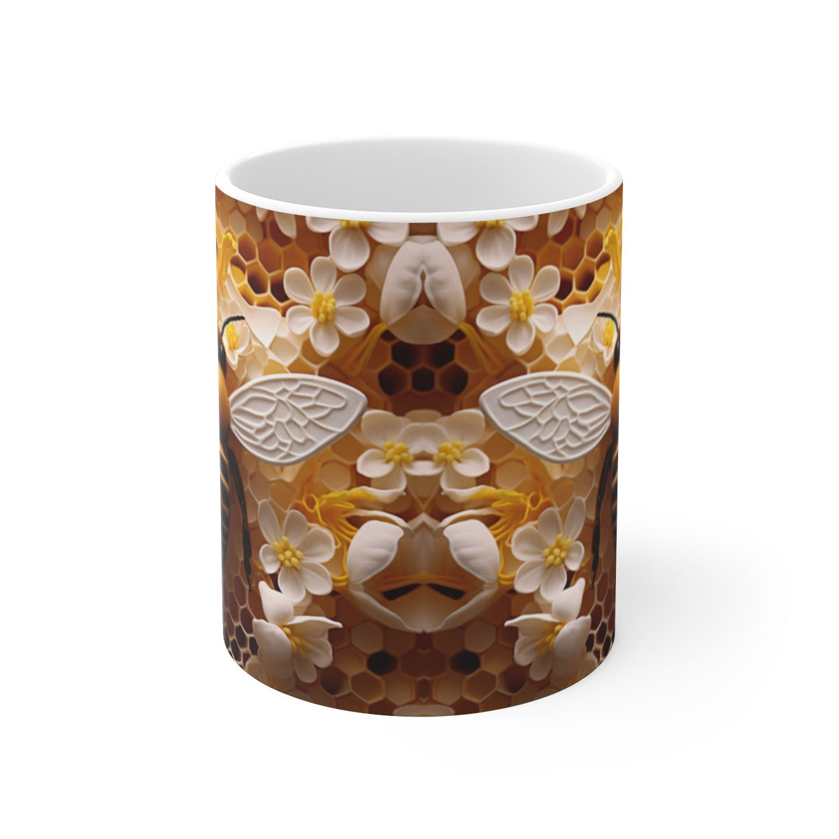 Mug Abeille & Miel - Tasse Nature 325ml - Cadeau Apiculteur, Passionné de Nature & Pollinisateurs