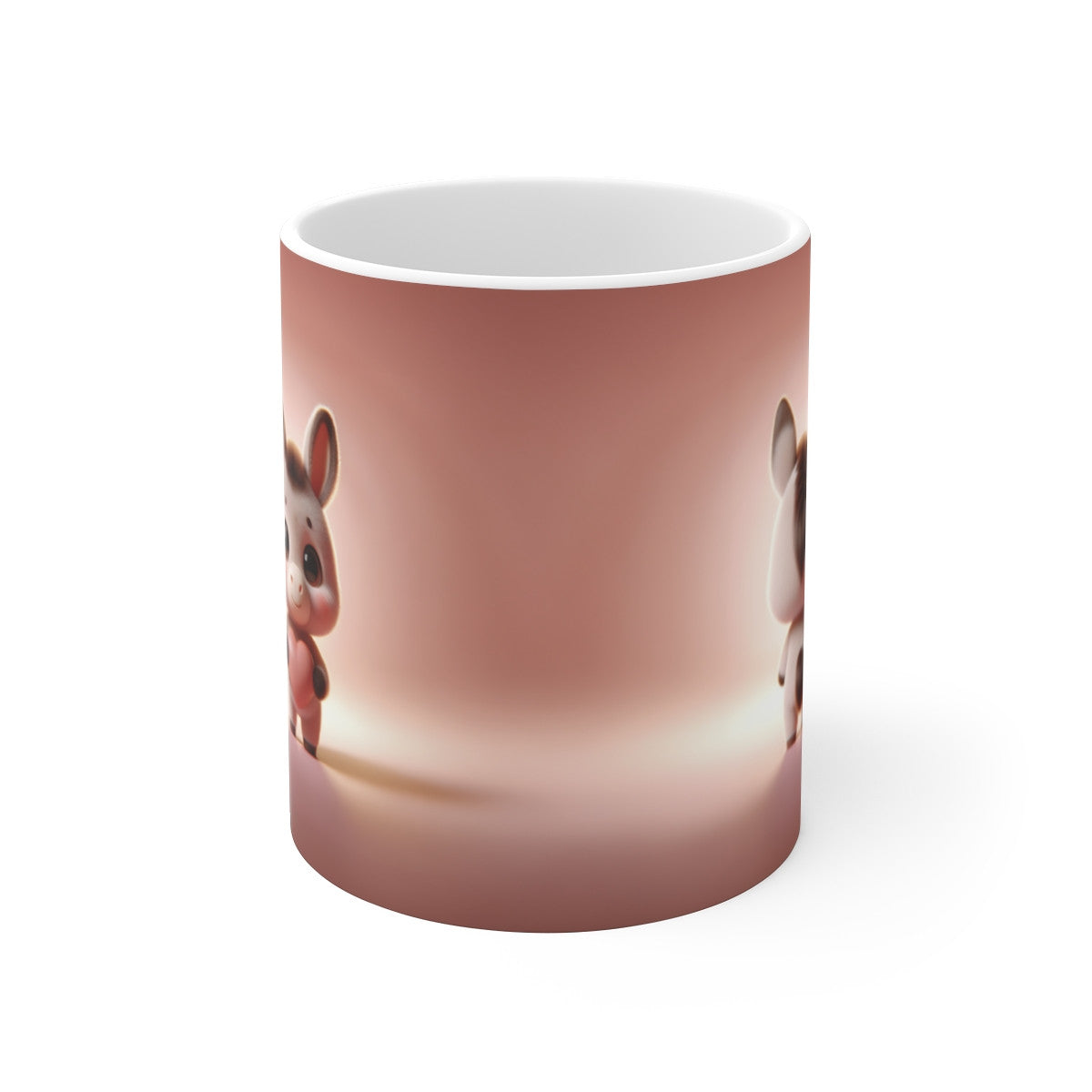 Mug Tasse Âne Mignon - Tasse Câline 325ml - Cadeau Doux, Amoureux des Animaux & Campagne
