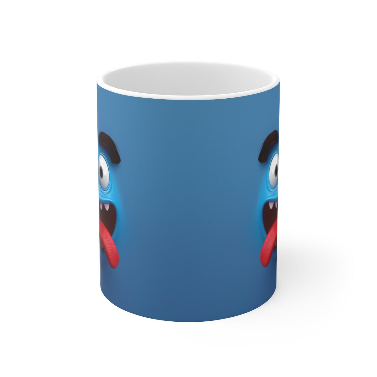 Mug Monstre Bleu - Tasse Fun & Drôle 325ml - Cadeau Humour, Bureau, Ami Blagueur