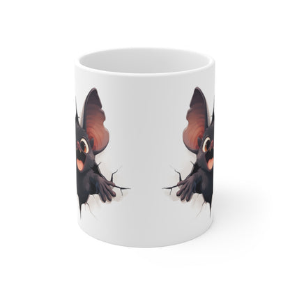 Mug Chauve-Souris Fun - Tasse 325ml - Cadeau Original & Fantaisie pour Amateurs de Créatures Nocturnes