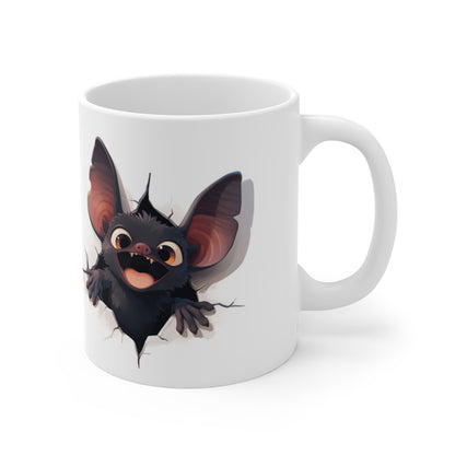 Mug Chauve-Souris Fun - Tasse 325ml - Cadeau Original & Fantaisie pour Amateurs de Créatures Nocturnes