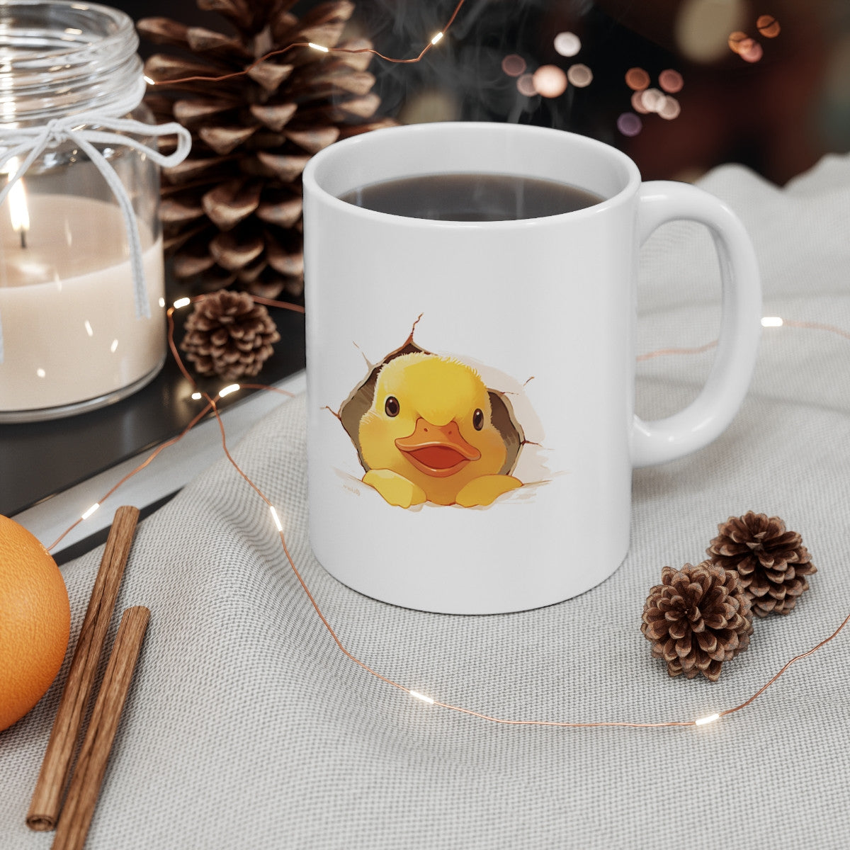 Mug Canard Mignon - Tasse 325ml - Cadeau Adorable & Original pour Amateurs d’Animaux et de Fun