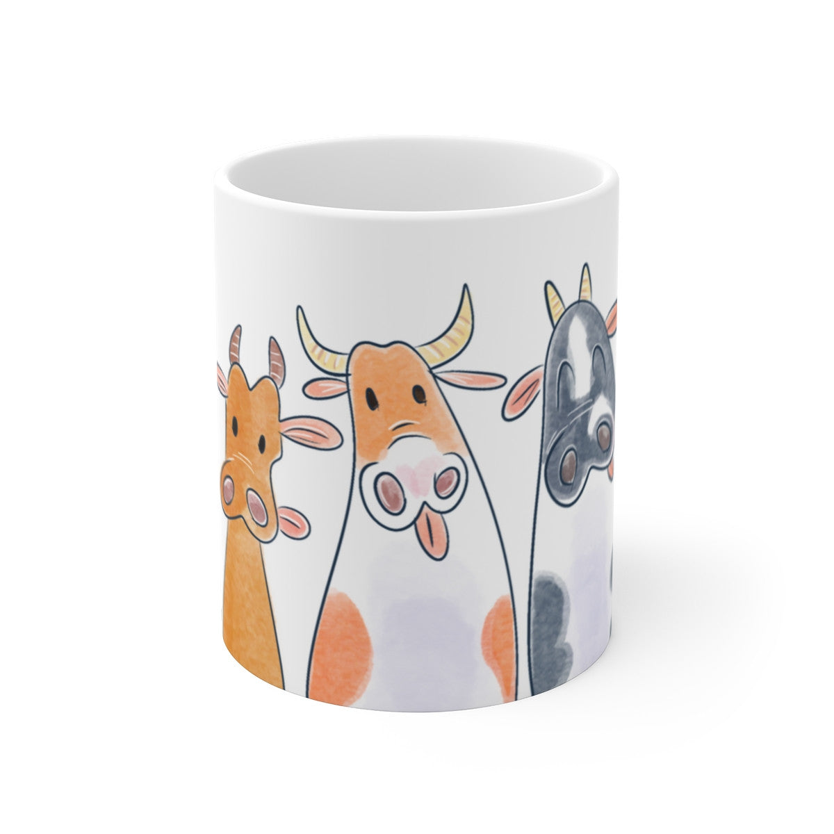 Mug Tasse Vaches Rigolotes - Illustration Champêtre et Ludique - 325ml