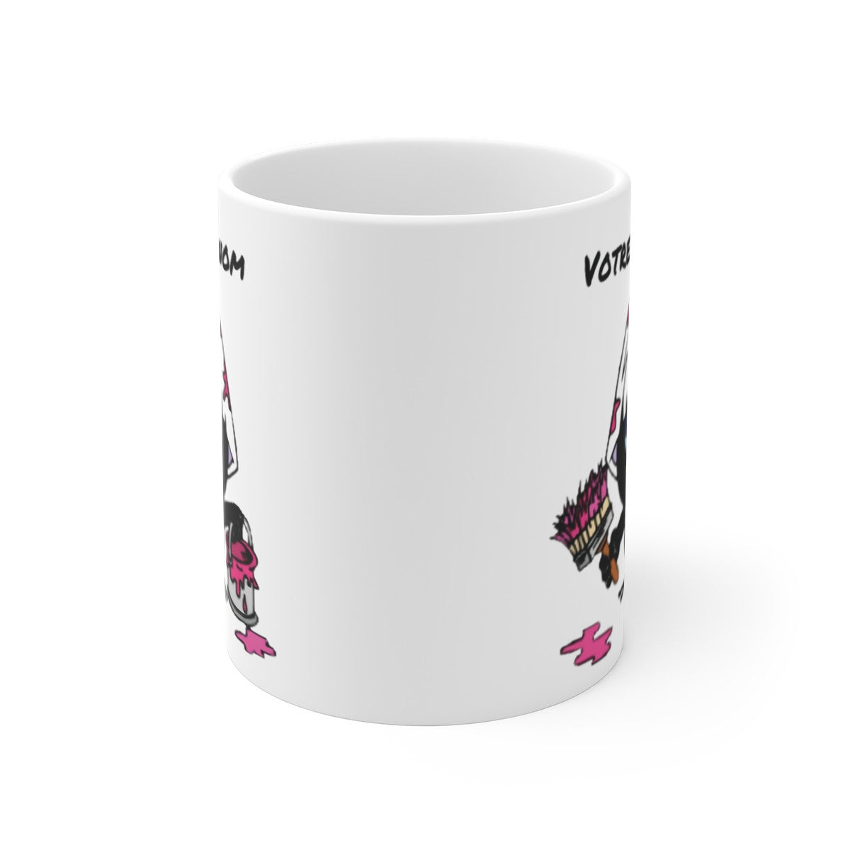 Mug Caliméro Peintre Personnalisable avec Prénom ou Texte idée cadeau tasse drôle 325ml