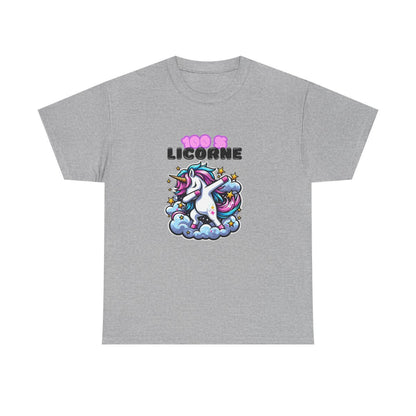 T Shirt Licorne Dab – Style Fun et Magique – Impression Premium – Coton Confortable – Tailles S à 3XL