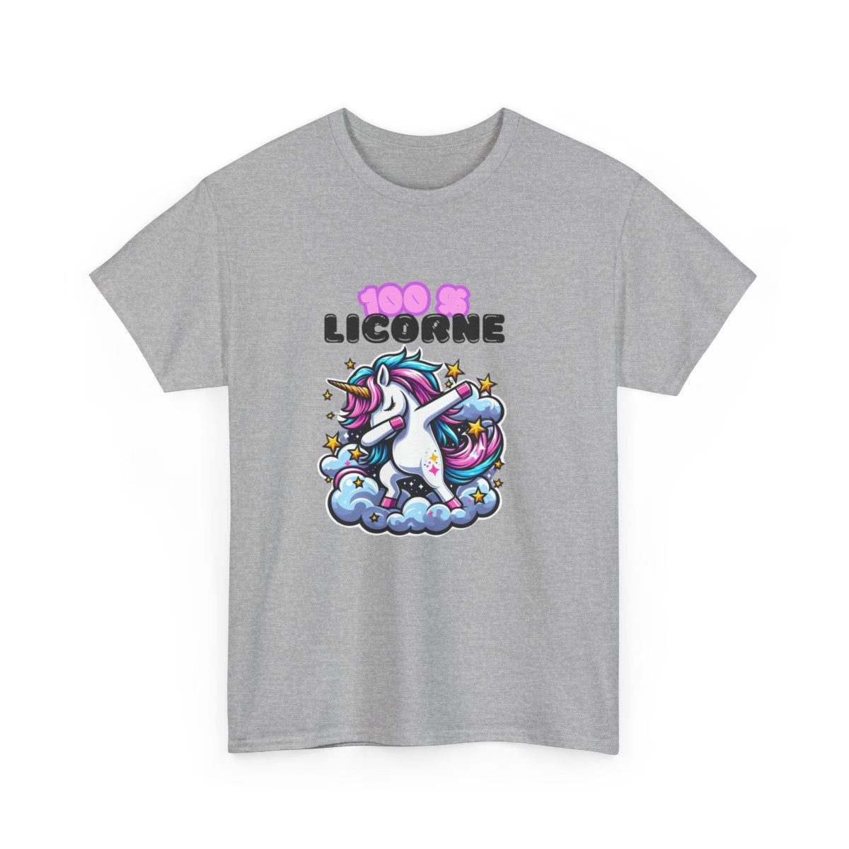 T Shirt Licorne Dab – Style Fun et Magique – Impression Premium – Coton Confortable – Tailles S à 3XL
