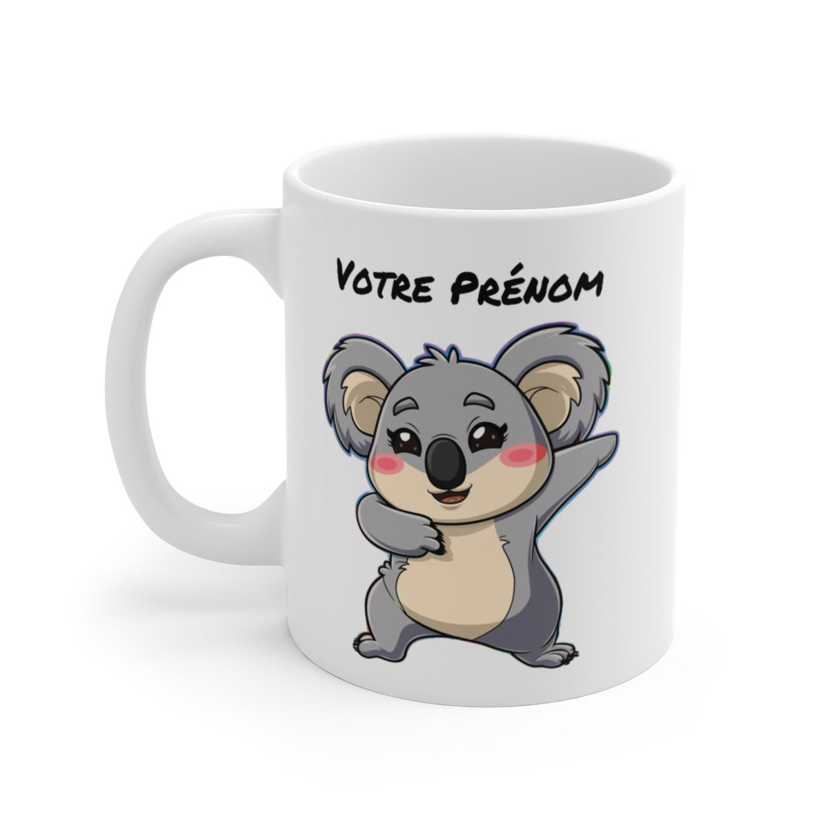 Mug Koala Dab Personnalisable - Tasse Originale et Drôle - Cadeau Amusant - 325ml