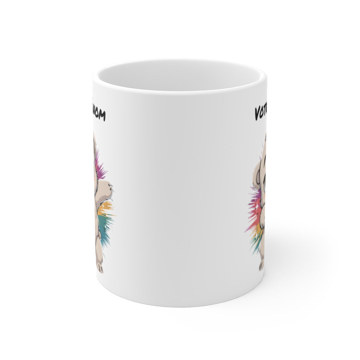 Mug Personnalisable Ours Polaire Mignon - Tasse Céramique 325ml - Cadeau Unique