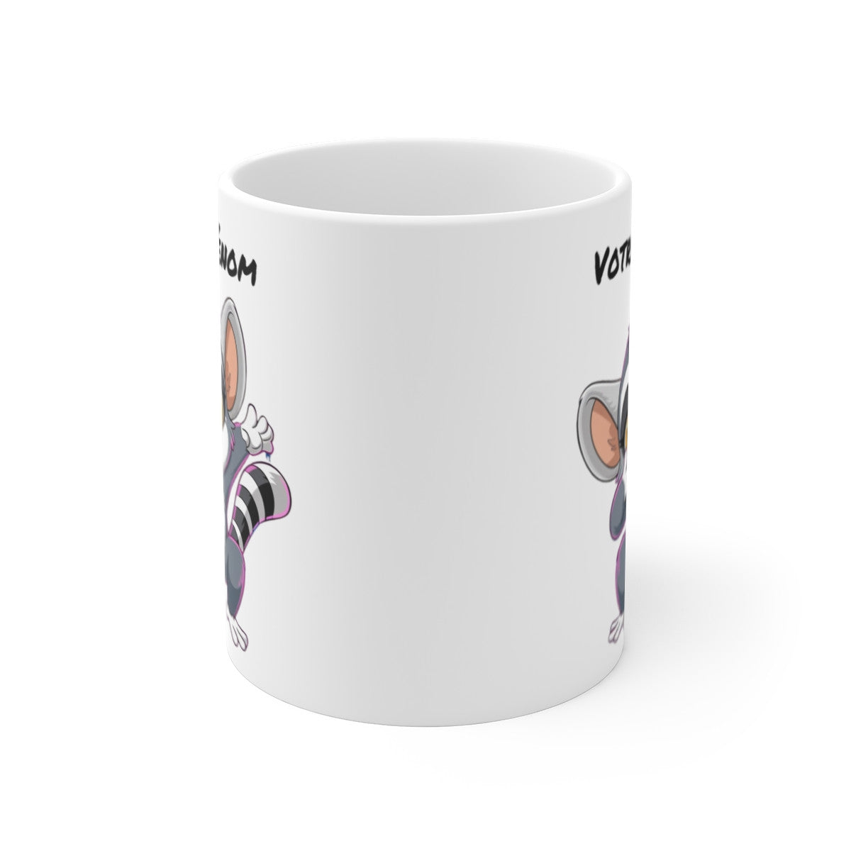 Mug Personnalisable Lémurien Mignon - Tasse Céramique 325ml - Cadeau Original