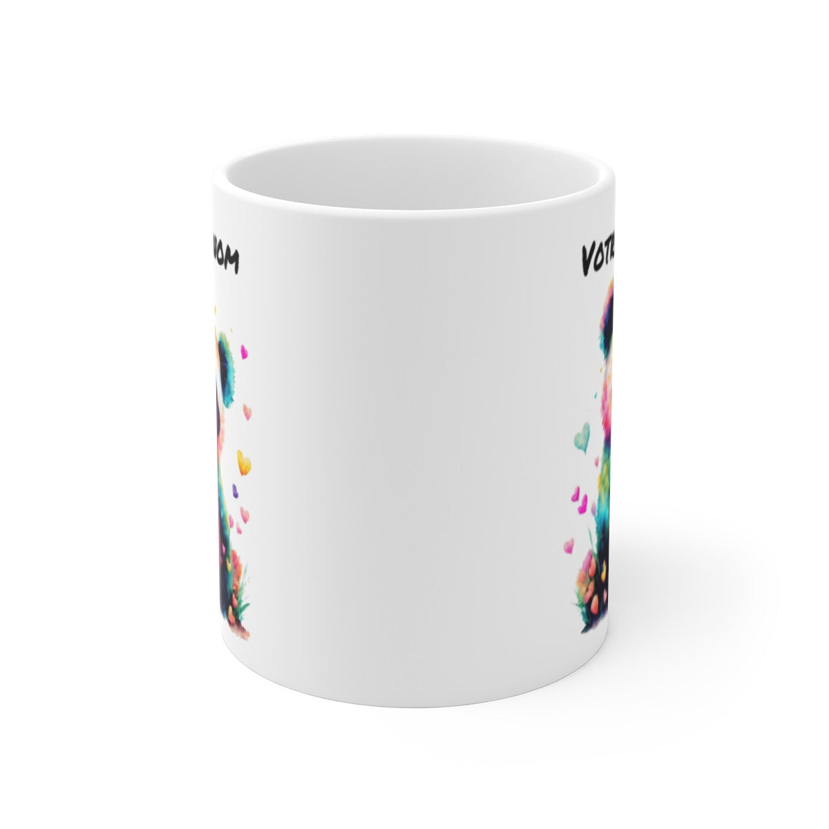 Mug Panda Aquarelle Personnalisable Personnalisé - Tasse Céramique 325ml - Design Coloré et Unique