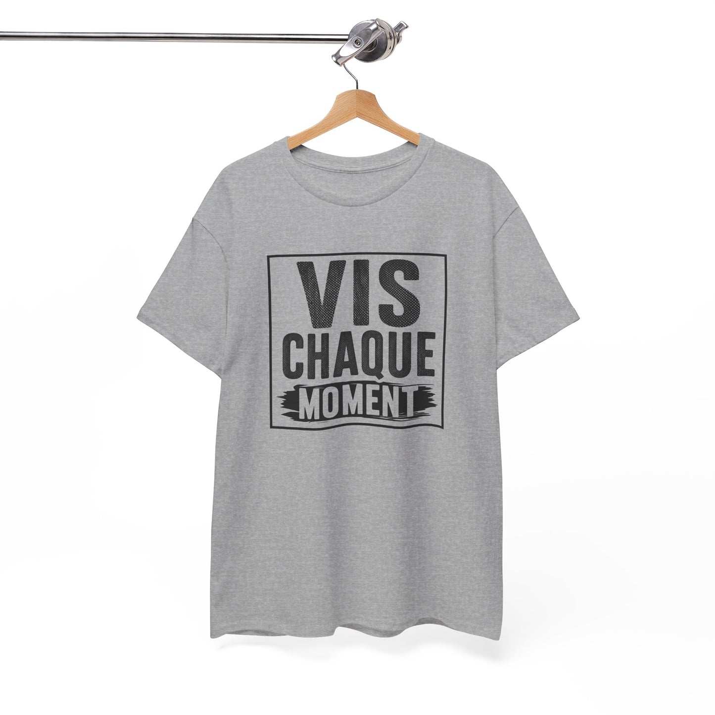 T-Shirt Homme et Femme Motivation Positive – Message Inspirant Vie et Bonheur – Cadeau Original