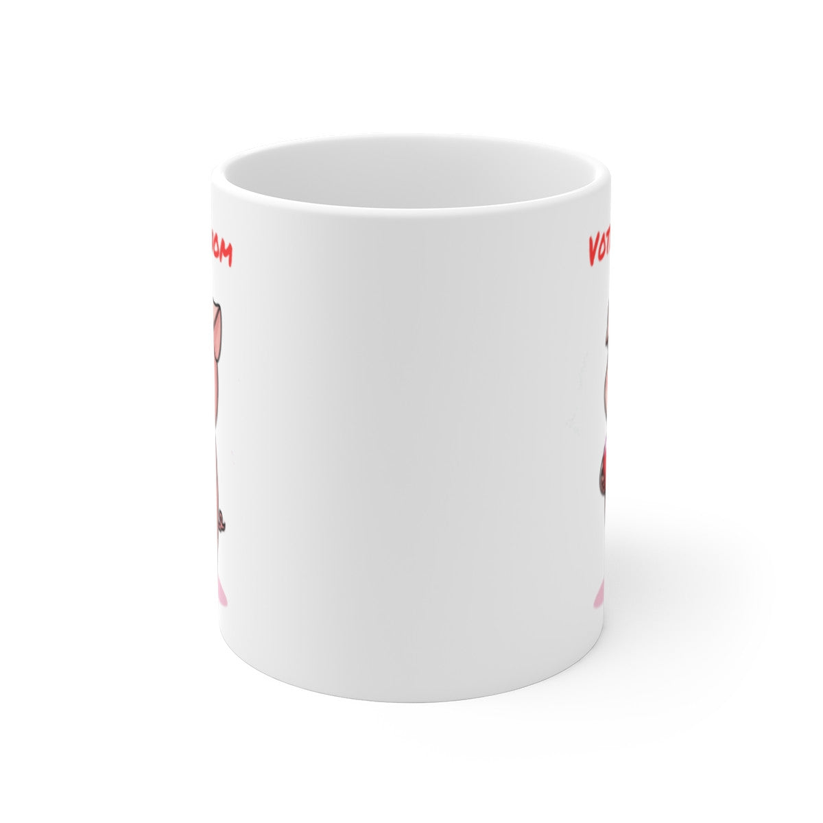 Mug Tasse Personnalisé Personnalisable Cochon Amour - Cadeau Mignon avec Prénom Couple