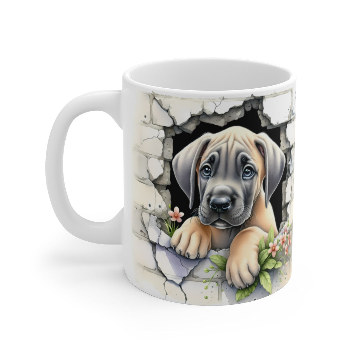 Mug Tasse Dogue Allemand Effet 3D  - Cadeau Original Amoureux des Chiens - Accessoire Cuisine Déco Animaux