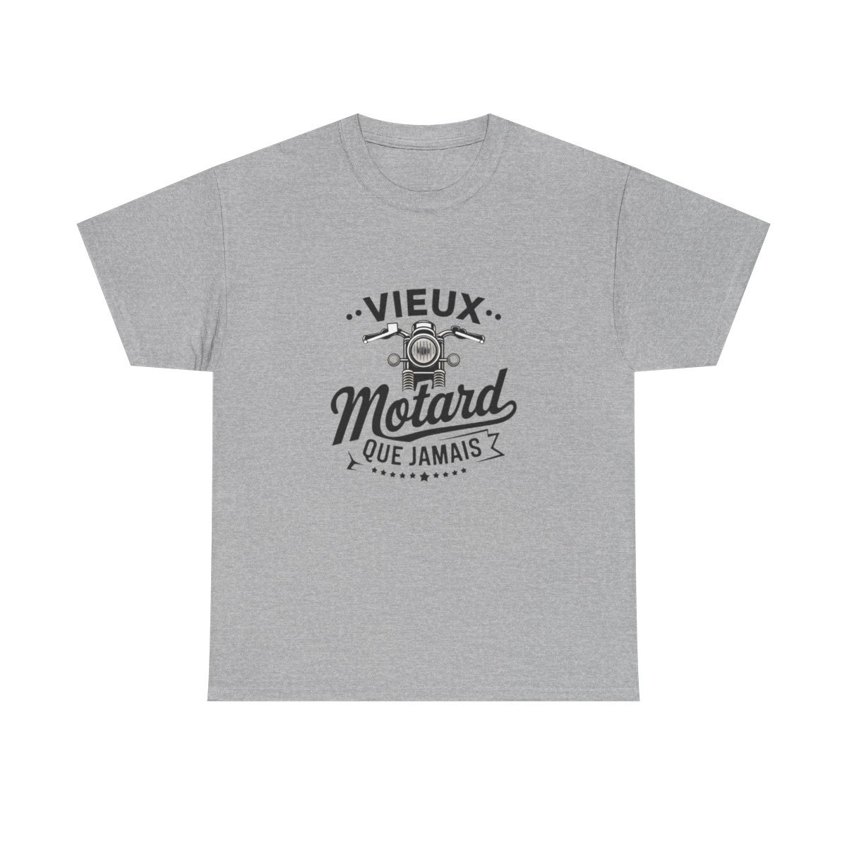 T-shirt Vieux Motard Que Jamais Homme et Femme - Cadeau Humour Motard Vintage - Tee-Shirt Moto Biker Passion