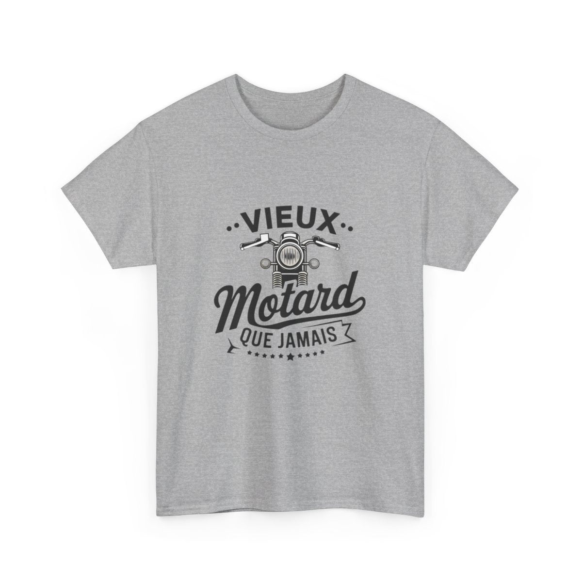 T-shirt Vieux Motard Que Jamais Homme et Femme - Cadeau Humour Motard Vintage - Tee-Shirt Moto Biker Passion