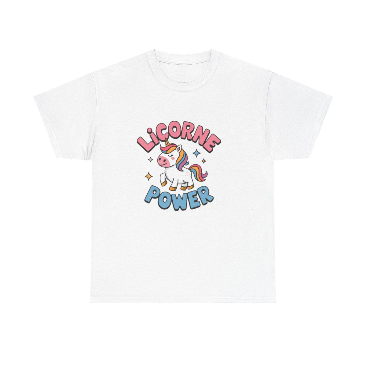 T-shirt Licorne Femme - Licorne Power - Cadeau Licorne, Magique et Fantaisie tee shirt