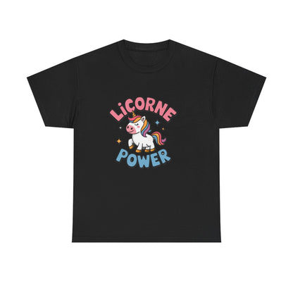 T-shirt Licorne Femme - Licorne Power - Cadeau Licorne, Magique et Fantaisie tee shirt